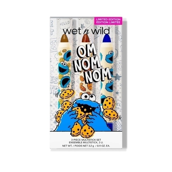WET n Wild OM NOM NOM 4 PIECE Kit Sesame Street Collection LIMITED EDITION NIP - Picture 2 of 11